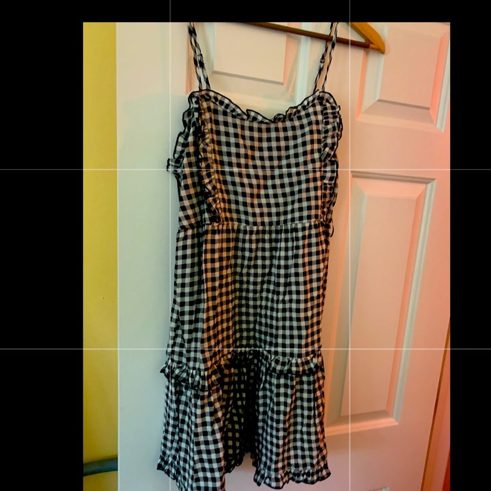 Black and white gingham sundress - never worn!